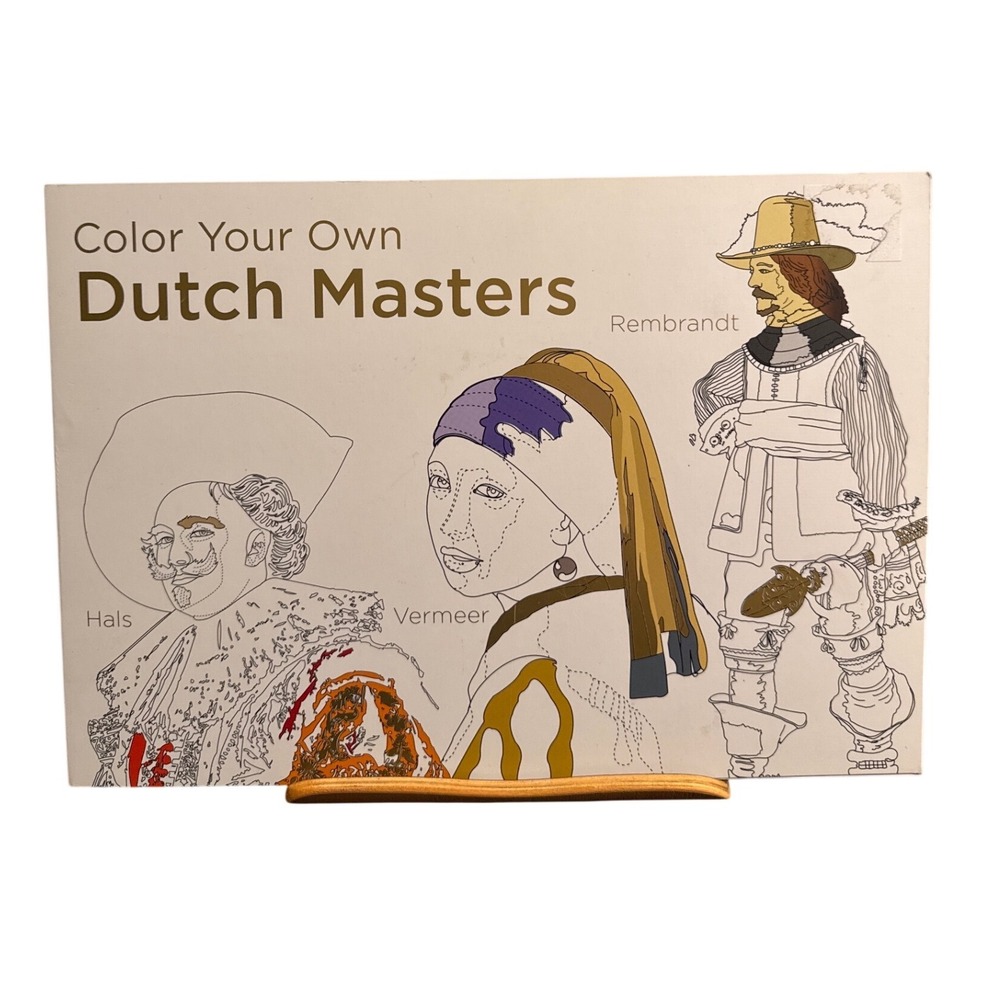 Color Your Own Dutch Masters Art History Coloring Book Harper Design Paperback